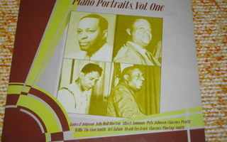 PIANO PORTRAITS VOL. 1 - LP 1986 piano blues,boogie EX