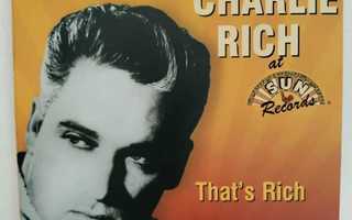 CHARLIE RICH - THAT'S RICH CD