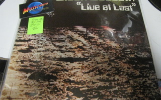 BLACK SABBATH - LIVE AT LAST LP RUOTSI '80 PAINOS EX-/EX