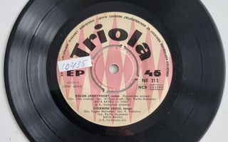 7" EP levy 1958 Raya Ravell ja Veikko Tuomi - Triola NE 213