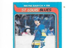 1979-80 OPC #142 Wayne Babych St Louis Blues RC