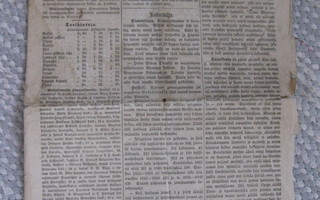 Sanomalehti :  Hämäläinen 21.3.1862