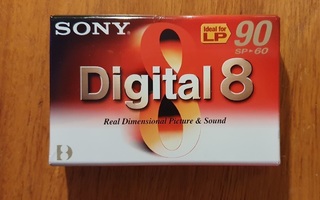 Digital 8 videokasetti Sony (60/90 min)