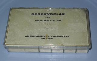 ABU-MATIC 20 varaosalaatikko,ei sisällä osia