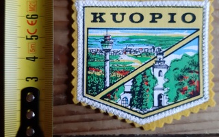 Kuopio vintage kangasmerkki