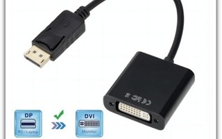 HD 1080p DisplayPort DP - DVI sovitin