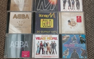 Boney M,ABBA,Village People,baccara, Gloria Gaynor cdt.