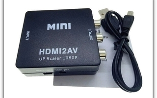 Uusi HDMI - Minikomposiitti-AV CVBS -adapteri    #29640