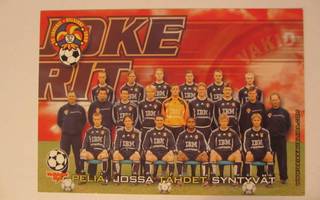 FC Jokerit joukkue postikortti