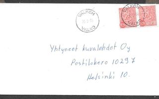 Postilähetys - Yl.m. 0,20 (LAPE 2x557) Valkom 26.2.1969