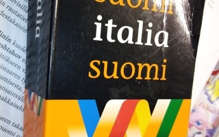 SUOMI - ITALIA - SUOMI taskusanakirja (1p.2000)Sis.postikulu