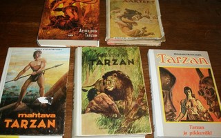 Tarzan 5 kpl sidottu Edgar Rice Burroughs