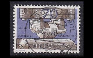 Sveitsi 1182 o Arvoleimapaino 50v loisto (1980)