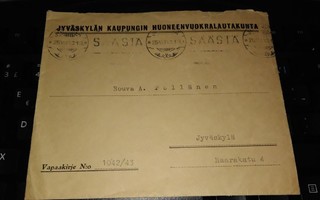 Jyväskylä firmakuori 1940 Sota-aika PK150/11