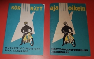 VINTAGE MOOTTORIPOLKUPYÖRÄILIJÄN LIIKENNEOPAS 1960