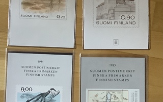 Postimerkit vuosilajitelma Suomi 1981 1982 1984 1985