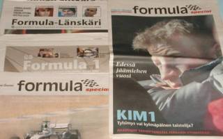 Formula 1 Länsi-Suomi kausiennakot 5 kpl 2005-2009