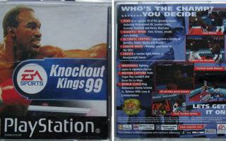 Knockout Kings 99 - PS1 peli  [Evander Holyfield kannessa]