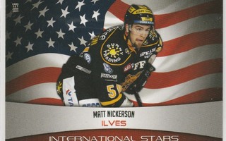 2008/09 Cardset  Int.National stars Nickerson , Ilves 100