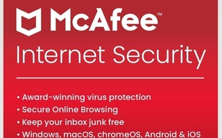 McAfee Internet Security Antivirus 2024 / 3 Laitetta