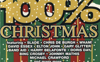 100% Christmas (2CD) Boney M Wham Slade Chris De Burgh