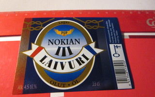 PUP Nokian Laivuri olut etiketti