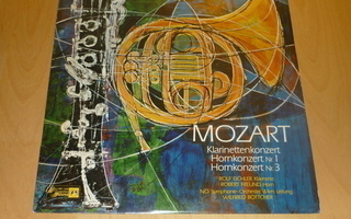 Mozart: Klarinettenkonzert, Hornkonzert nr 1 und 3