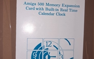 RM550C Amiga 500 muistikortti käyttöohje