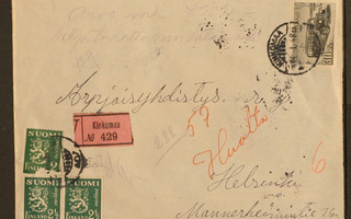 # 19221 # V-Kinkomaa kirje Helsinki