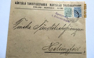 1915 Mantsälä tulitkkutehdas sens liikekuori