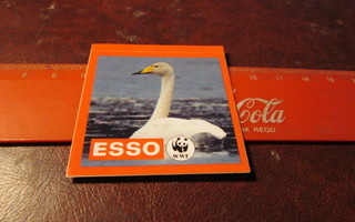 WWF ESSO laulujoutsen tarra
