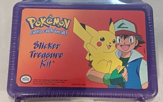 Pokemon sticker treasure kit 1999