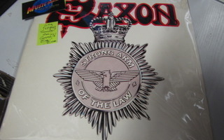 SAXON - STRONG ARM OF THE LAW - ORKKIS 1. RUOTSI PAINOS LP