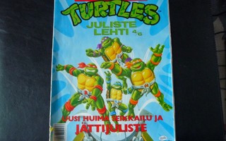 Teenage Mutant Hero Turtles Julistelehti 4/6 1991