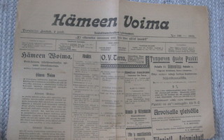 Sanomalehti : Hämeen Voima  2.12.1909