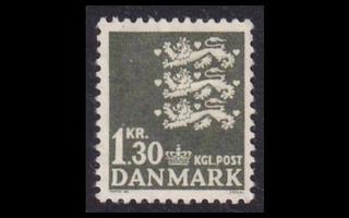 Tanska 434 ** Vaakuna 1,30 kr viher.musta (1965)