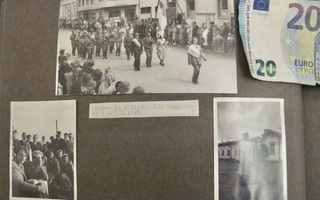 14 VANHAA Valokuvaa Hamina 1949 Postikorttikoko ym