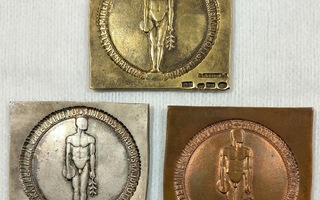 SAUL - Palkintomitalit - vv1925-1926 - 2 hopeaa