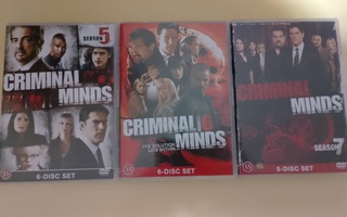 Griminal minds kaudet 5 -7 dvd