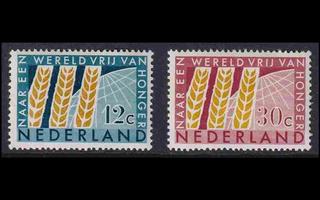 Alankomaat 791-2 ** Nälkää vastaan (1963)