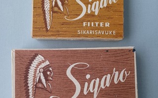 2 kpl Sigaro savuke laatikko Tampere