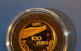 100 eur kultaa 2011