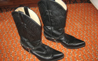 Vintage Tony Mora mustat Bootsit koko 37