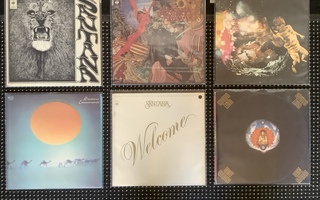 Santana vinyylilevykokoelma, 31 x LP’s