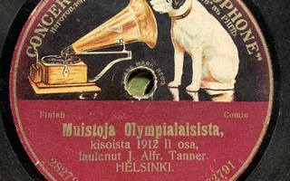 Savikiekko 78 rpm Muistoja Olympialaisista