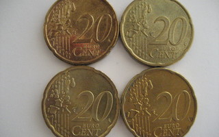 SUOMI 20 CENT 2000, 2003, 2004, 2005