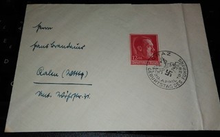 Natsi Saksa III Reich Hitler Kirje PK160/7