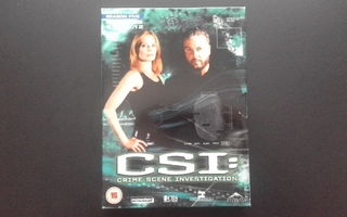 DVD: CSI 5 kausi, jaksot 1-12 3xDVD (2006)