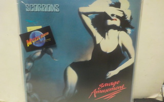 SCORPIONS - SAVAGE AMUSEMENT EX-/EX EU 1988 LP