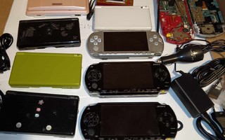 PSP, Nintendo DS ja muita käsikonsoleita  0€ Lähtö!